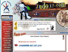 Tablet Screenshot of judo17.com